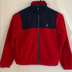 NAUTICA red/ navy blue jacket size 8 SP.